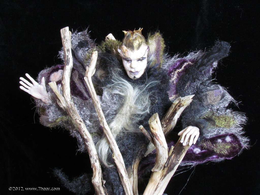 Figur auf Holz<br>Ausschnitt