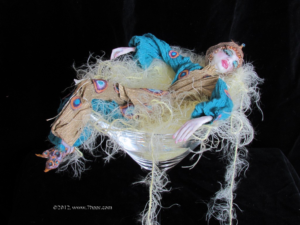 Figur in Glas, 21cm<br>Ausschnitt